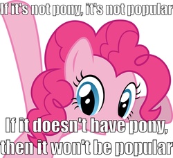 Size: 2341x2135 | Tagged: safe, pinkie pie, g4, female, image macro, solo
