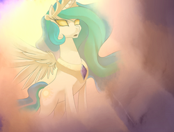 Size: 697x531 | Tagged: safe, artist:si1vr, princess celestia, g4, female, parody, remember who you are, scene interpretation, solo, the lion king