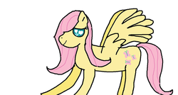 Size: 900x484 | Tagged: safe, artist:mima-san, fluttershy, g4, female, solo, wat