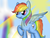 Size: 1024x768 | Tagged: safe, artist:cute-cookie-crumble, rainbow dash, g4, female, solo