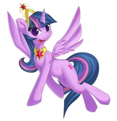 Size: 1280x1329 | Tagged: safe, artist:zokkili, twilight sparkle, alicorn, pony, g4, female, mare, solo, twilight sparkle (alicorn)