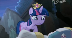 Size: 995x524 | Tagged: safe, screencap, princess celestia, twilight sparkle, alicorn, pony, g4, princess twilight sparkle (episode), season 4, female, mare, twilight sparkle (alicorn)