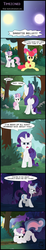 Size: 1262x6871 | Tagged: safe, artist:toxic-mario, apple bloom, rarity, sweetie belle, g4, princess twilight sparkle (episode), season 4, comic, daynight, magic