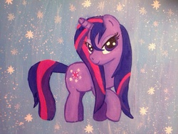 Size: 2423x1836 | Tagged: safe, artist:hippocorndesigns, twilight sparkle, g4, female, solo, traditional art