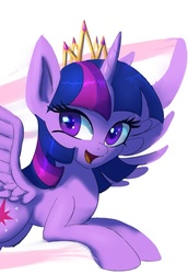 Size: 431x628 | Tagged: safe, artist:grissaecrim, twilight sparkle, alicorn, pony, g4, crown, female, mare, new crown, solo, twilight sparkle (alicorn)