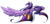 Size: 1409x682 | Tagged: safe, artist:secret-pony, twilight sparkle, alicorn, pony, g4, female, flying, looking back, mare, new crown, simple background, solo, transparent background, twilight sparkle (alicorn)