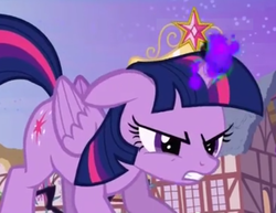 Size: 490x378 | Tagged: safe, twilight sparkle, alicorn, pony, g4, princess twilight sparkle (episode), season 4, dark magic, female, magic, mare, solo, twilight sparkle (alicorn)