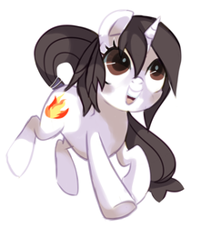 Size: 915x1036 | Tagged: safe, artist:pepooni, oc, oc only, pony, unicorn, candle wick, female, mare, solo