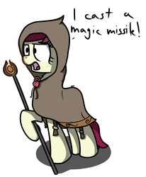 Size: 1400x1700 | Tagged: artist needed, safe, roseluck, g4, clothes, costume, female, mage, magic missile, solo