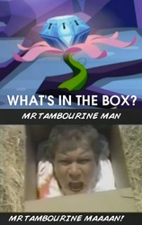 Size: 442x701 | Tagged: safe, twilight sparkle, alicorn, pony, g4, my little pony: friendship is magic, princess twilight sparkle (episode), season 4, chest of harmony, exploitable meme, female, mare, mr tambourine man, twilight sparkle (alicorn), what's in the box?, william shatner