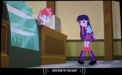 Size: 492x304 | Tagged: safe, screencap, cup cake, twilight sparkle, equestria girls, g4, meme, youtube caption