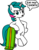 Size: 880x1117 | Tagged: safe, artist:hirake! pony key, gusty, pony, unicorn, g1, g4, akbar, bart simpson, bipedal, female, font, g1 to g4, generation leap, male, mare, nancy cartwright, simple background, skateboard, solo, the simpsons, transparent background, voice actor joke