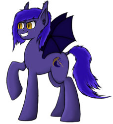 Size: 600x657 | Tagged: safe, artist:tsundancer, oc, oc only, bat pony, pony, fallout equestria, opliptera, solo, tabletop game