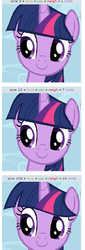 Size: 269x795 | Tagged: safe, twilight sparkle, alicorn, pony, derpibooru, g4, my little pony: friendship is magic, princess twilight sparkle (episode), exploitable meme, female, juxtaposition, juxtaposition win, mare, meme, meta, twilight sparkle (alicorn)