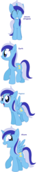 Size: 1072x4992 | Tagged: safe, artist:pupster0071, minuette, alicorn, earth pony, pegasus, pony, g4, alicornified, all pony races, minuetticorn, race swap, simple background, white background