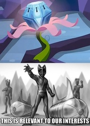 Size: 500x700 | Tagged: safe, artist:niki-uk, g4, my little pony: friendship is magic, princess twilight sparkle (episode), chest of harmony, doctor who, exploitable meme, meme, the keys of marinus, voord, what's in the box?