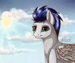 Size: 1280x1083 | Tagged: safe, artist:ell-bro, soarin', g4, male, solo