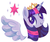 Size: 700x587 | Tagged: dead source, safe, artist:yousukou, twilight sparkle, alicorn, pony, g4, princess twilight sparkle (episode), season 4, crown, female, mare, new crown, portrait, solo, twilight sparkle (alicorn)