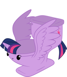 Size: 2000x2293 | Tagged: safe, artist:php11, artist:raffa2300, edit, twilight sparkle, original species, toilet pony, g4, but why, c:, female, simple background, smiling, solo, species swap, spread wings, toilet, toilet sparkle, transparent background, twilight sparkle (alicorn), wat, what has science done, wings