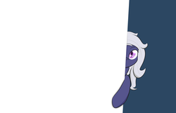 Size: 5000x3211 | Tagged: safe, artist:magic-violet, oc, oc only, oc:violet seren, bat pony, absurd resolution, looking at you, peeking, solo, soon