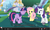 Size: 641x390 | Tagged: safe, screencap, fluttershy, rarity, spike, twilight sparkle, alicorn, pony, g4, princess twilight sparkle (episode), season 4, female, mare, meme, twilight sparkle (alicorn), youtube caption