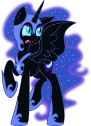 Size: 6000x8283 | Tagged: safe, artist:iguana14, artist:mactavish1996, nightmare moon, absurd resolution, cute, female, filly, nightmare woon, simple background, solo, transparent background, vector