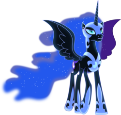 Size: 5182x4906 | Tagged: safe, artist:vector-brony, nightmare moon, alicorn, pony, g4, princess twilight sparkle (episode), absurd resolution, female, simple background, solo, transparent background, vector