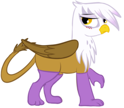 Size: 1556x1356 | Tagged: safe, artist:flaminbunny, gilda, griffon, g4, blushing, clothes, female, gilda is not amused, simple background, socks, solo, transparent background, unamused