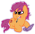 Size: 323x307 | Tagged: safe, artist:jason6297, scootaloo, g4, nintendo ds, older, solo, transaloo, transgender