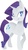 Size: 400x720 | Tagged: safe, artist:starrypon, rarity, pony, unicorn, g4, female, lineless, mare, simple background, smiling, solo, white background