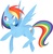 Size: 1280x1305 | Tagged: safe, artist:starrypon, artist:white-momo, rainbow dash, g4, female, solo