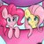 Size: 894x894 | Tagged: safe, artist:freefraq, fluttershy, pinkie pie, g4, female, lesbian, ship:flutterpie, shipping