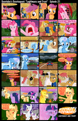 Size: 1600x2492 | Tagged: safe, artist:ajmstudios, applejack, pinkie pie, rarity, scootaloo, spitfire, sweetie belle, trixie, twilight sparkle, oc, g4, belly, bipedal, car, cellphone, police, red nosed, scootaquest, sick