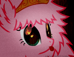 Size: 650x500 | Tagged: safe, artist:mixermike622, oc, oc only, oc:fluffle puff, g4, evil, jewelry, princess crown, pure unfiltered evil, satanic, solo, tiara