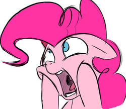 Size: 322x279 | Tagged: safe, artist:matthewrhumphreys, pinkie pie, g4, female, reaction image, solo