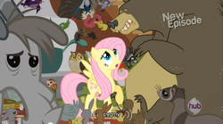 Size: 640x355 | Tagged: safe, screencap, fluttershy, harry, g4, meme, youtube caption