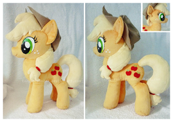 Size: 1906x1339 | Tagged: safe, artist:sophiesplushies, applejack, g4, irl, photo, plushie