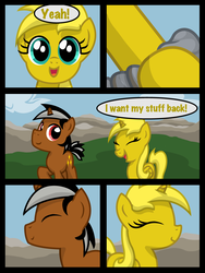 Size: 3456x4608 | Tagged: safe, artist:template93, oc, oc only, oc:ticket, alicorn, pony, alicorn oc, comic, commission, high res, ticket to adventure