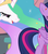 Size: 713x817 | Tagged: safe, screencap, princess celestia, twilight sparkle, alicorn, pony, g4, female, mare, out of context, twilight sparkle (alicorn)