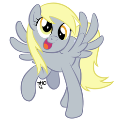 Size: 1000x1000 | Tagged: safe, artist:empty-10, derpy hooves, pegasus, pony, g4, female, mare, solo