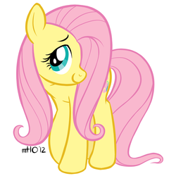 Size: 1000x1000 | Tagged: safe, artist:empty-10, fluttershy, pony, g4, female, solo