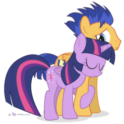 Size: 560x560 | Tagged: safe, artist:dm29, flash sentry, twilight sparkle, alicorn, pegasus, pony, g4, backwards cutie mark, female, male, mare, ship:flashlight, shipping, simple background, stallion, straight, transparent background, twilight sparkle (alicorn)