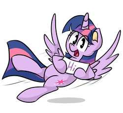 Size: 1100x1010 | Tagged: safe, artist:twily-and-friends, twilight sparkle, alicorn, pony, g4, female, mare, sign, solo, tumblr, twilight sparkle (alicorn)