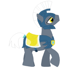 Size: 458x510 | Tagged: safe, artist:gabythehedgehog, oc, oc only, pony, unicorn, guard, solo