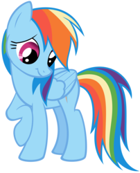 Size: 5707x7047 | Tagged: safe, artist:hazel-schnuffington, rainbow dash, g4, absurd resolution, female, simple background, solo, transparent background, vector