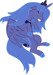 Size: 928x1307 | Tagged: safe, artist:moongazeponies, princess luna, alicorn, pony, g4, crying, female, mare, s1 luna, simple background, solo, transparent background