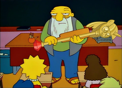 Size: 800x576 | Tagged: safe, g4, jasper beardley, male, meme, thats a paddlin, the simpsons, twilight scepter