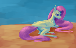 Size: 1600x1016 | Tagged: safe, artist:eytosh, fluttershy, g4, female, solo