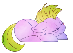 Size: 900x650 | Tagged: safe, artist:korodious, oc, oc only, earth pony, pony, lying down, prone, sleeping, solo