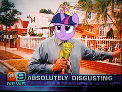 Size: 600x450 | Tagged: safe, twilight sparkle, g4, absolutely disgusting, disgusted, meme, twiface, twilight scepter